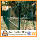 (10 year factory) galvanized fence then pvc panel 3d